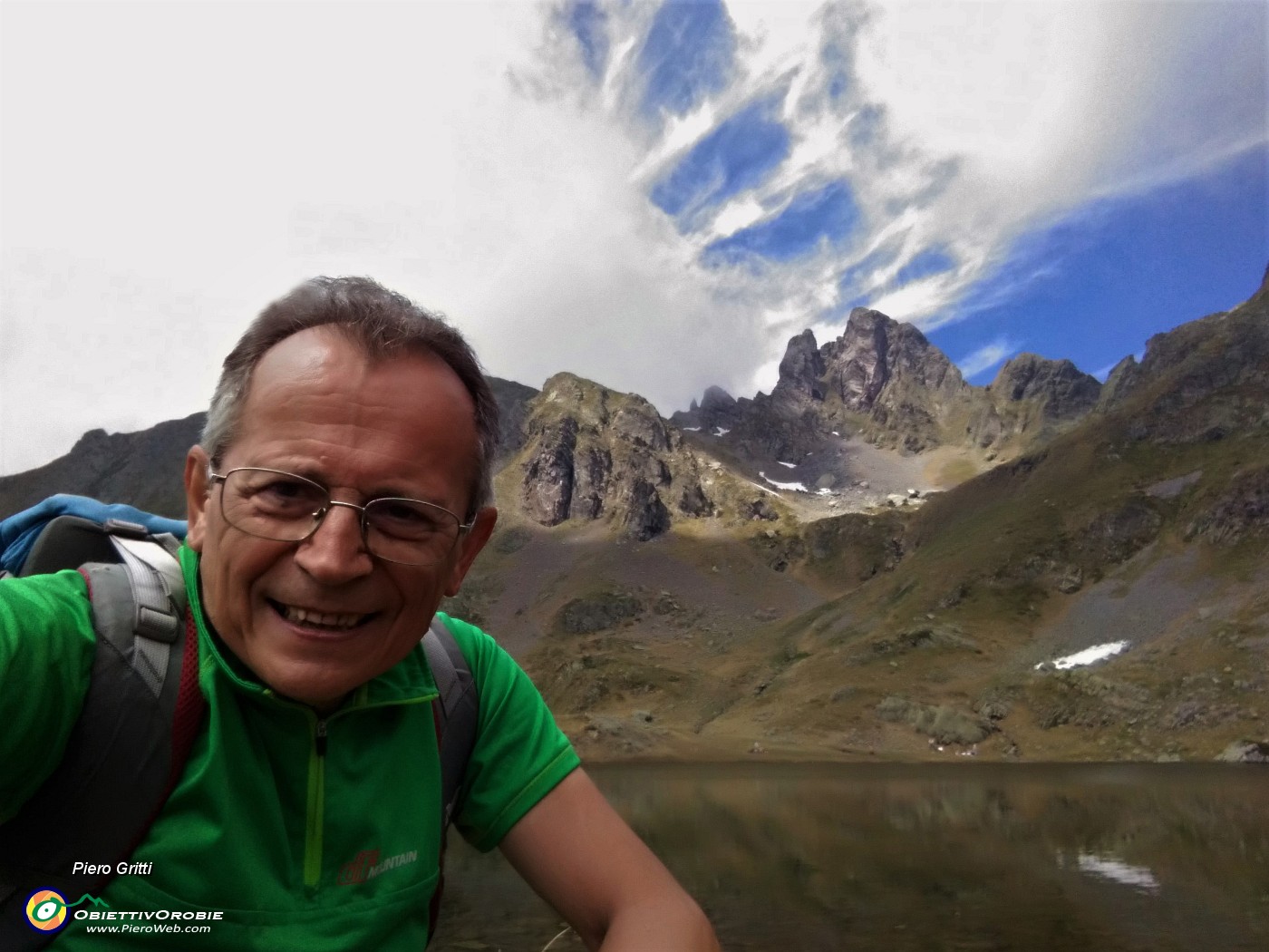 40 Laghetto superiore di Ponteranica con Valletto e...(selfie).jpg